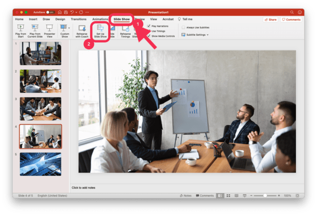 How To Set Up Looping Slideshow In Powerpoint