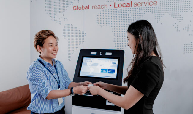 Corporate photography at Convergint Singapore